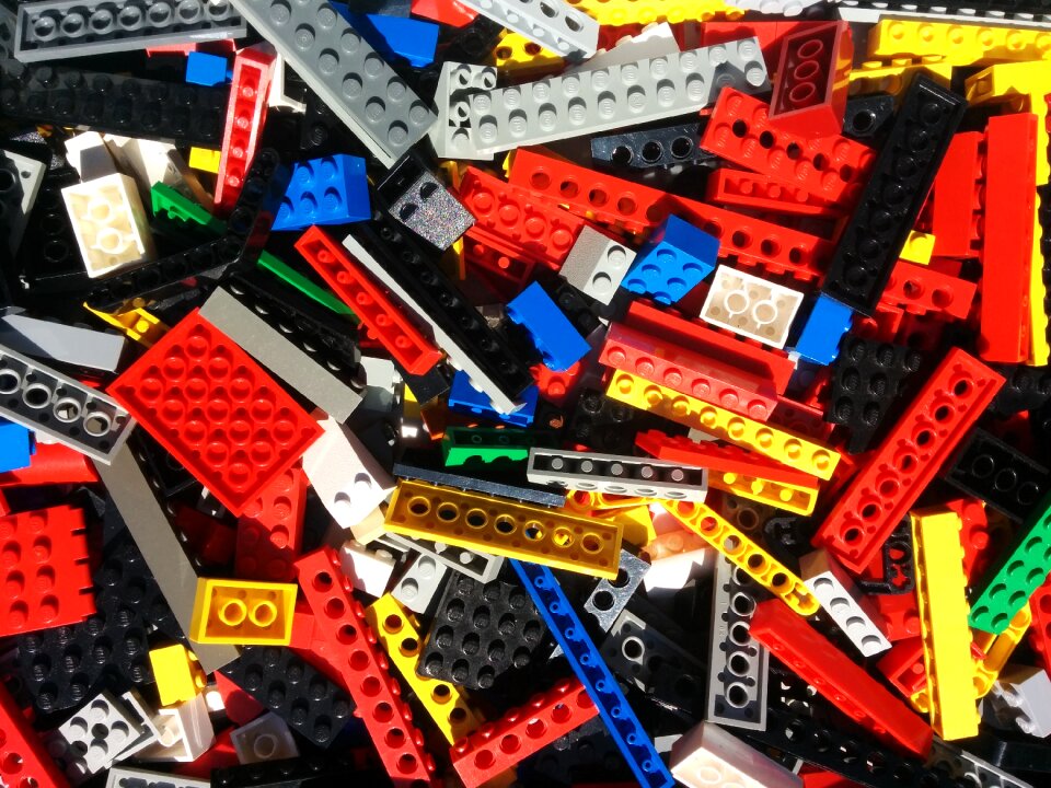 Block colorful build