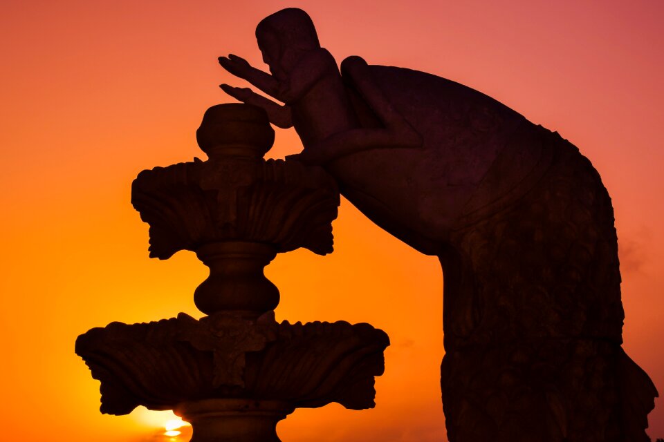 Sculpture sunset sunset colors