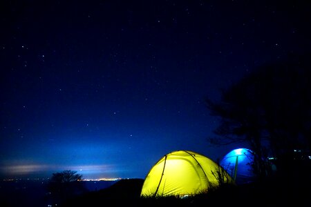 Tent night interstellar photo