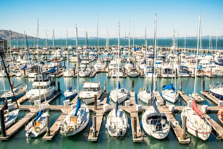 Sea summer marina photo