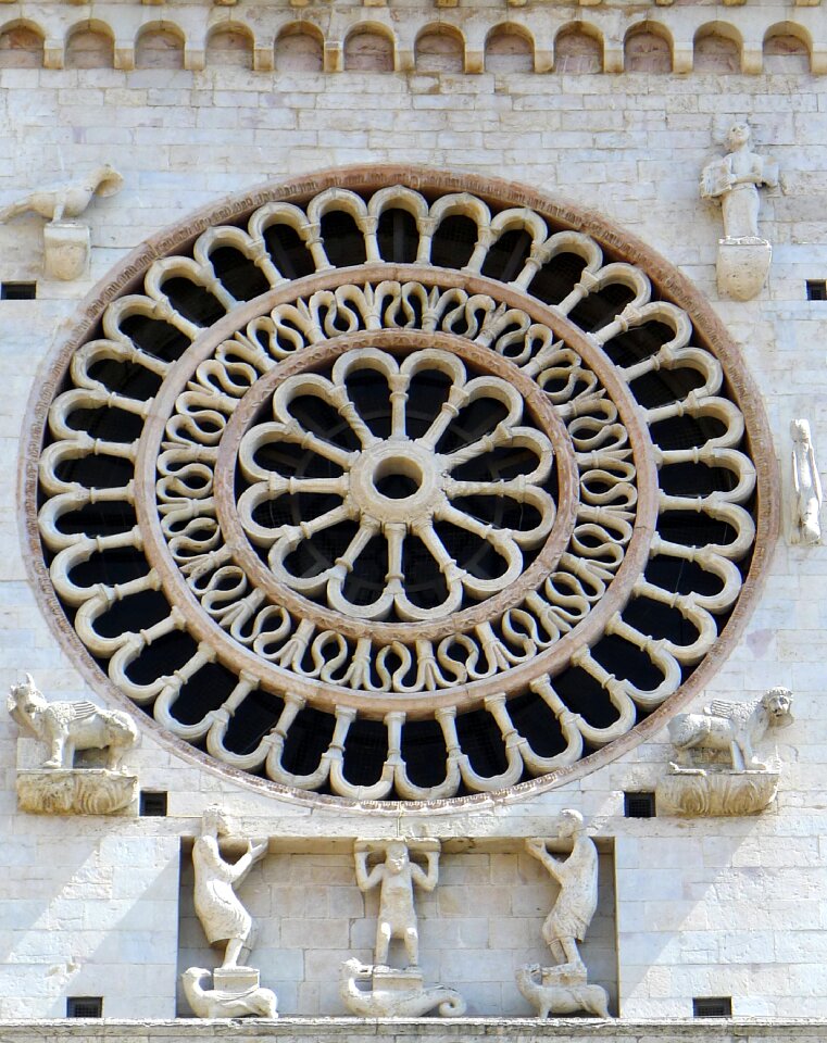 Rose window church architecture