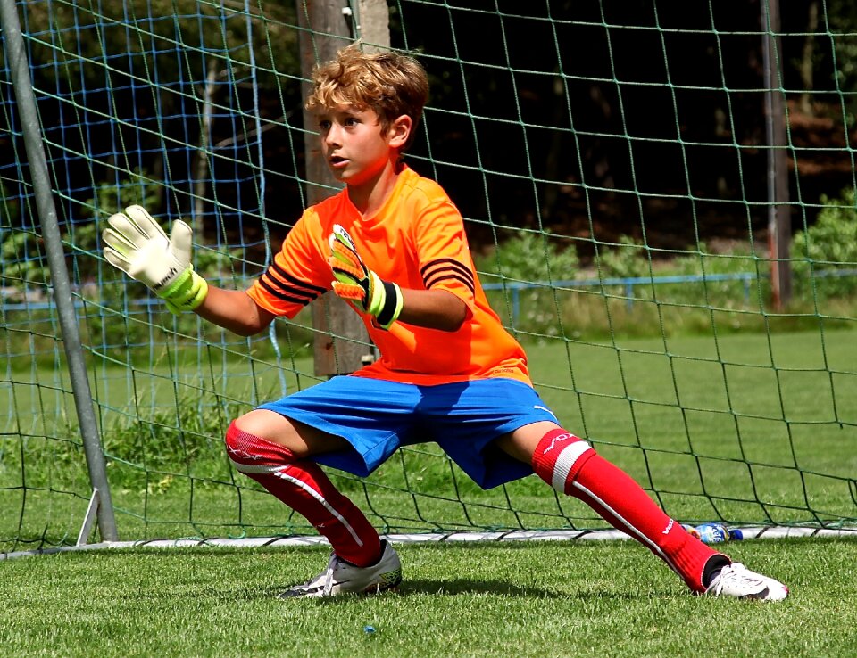 Soccer ball footballer