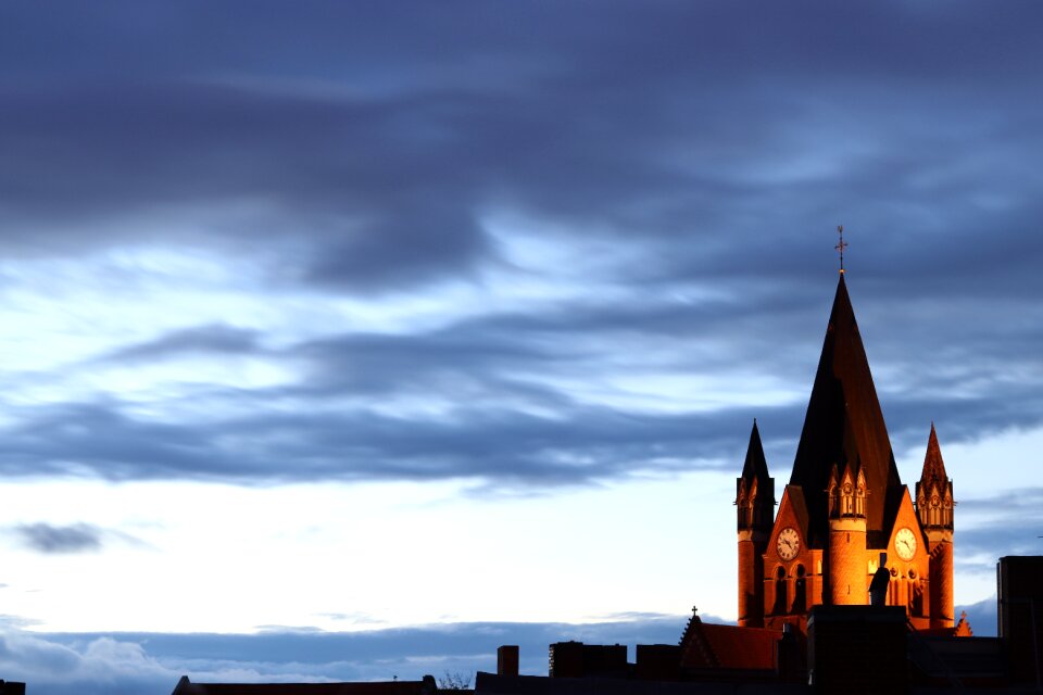 Architecture abendstimmung building