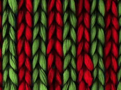 Red green texture