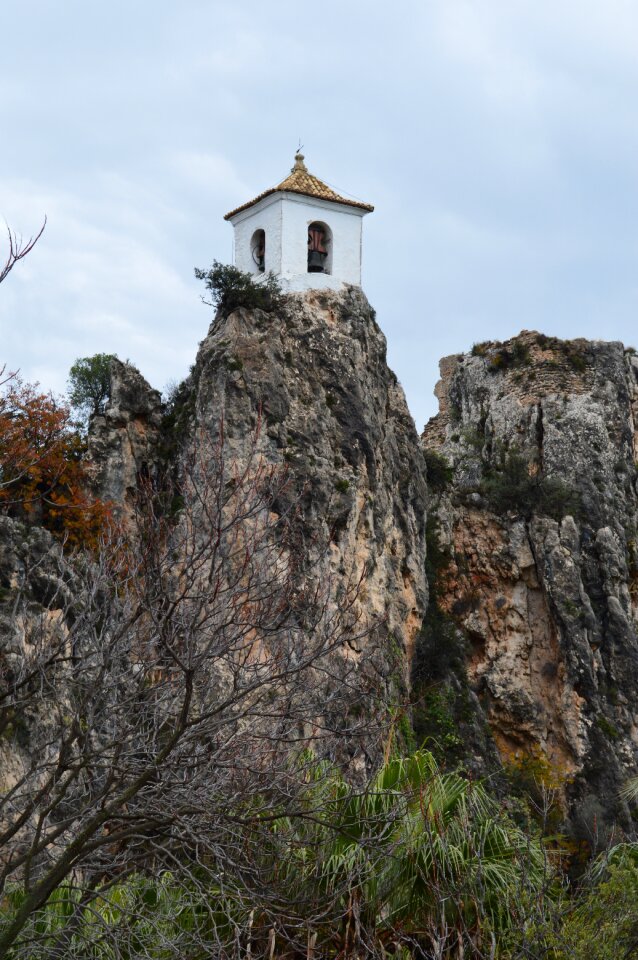 Guadalest bell tower church