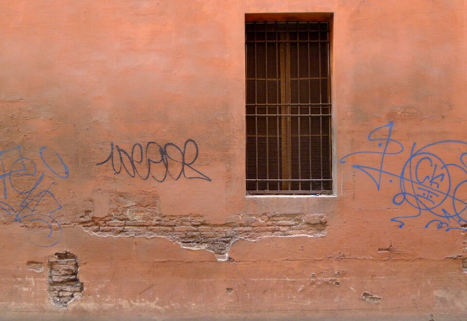 Italy city window grille