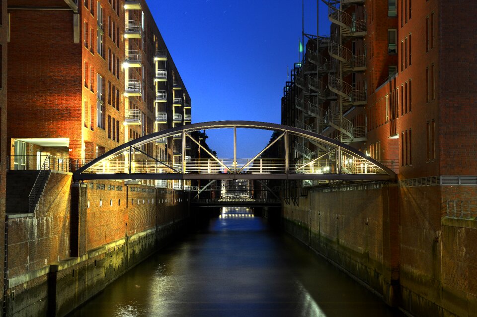 Brick old speicherstadt houses photo