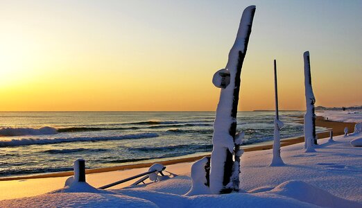 Winter sand landscape