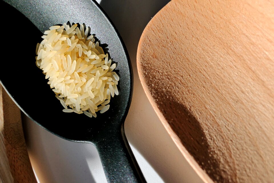 Eat food rice dish
