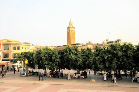 Marketplace hauptplatz mosque photo