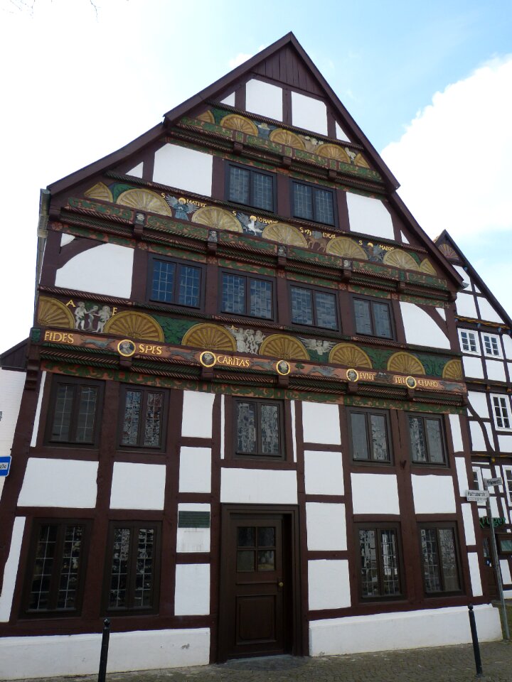 Historically house truss