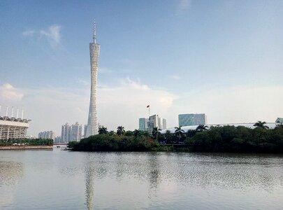 Canton tower canton pearl river