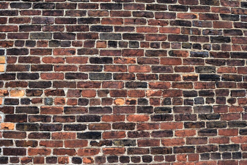 Grunge brick wall photo