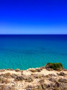 Sea blue nature photo