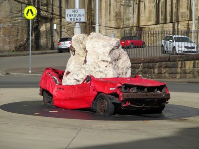 Accident broken damage