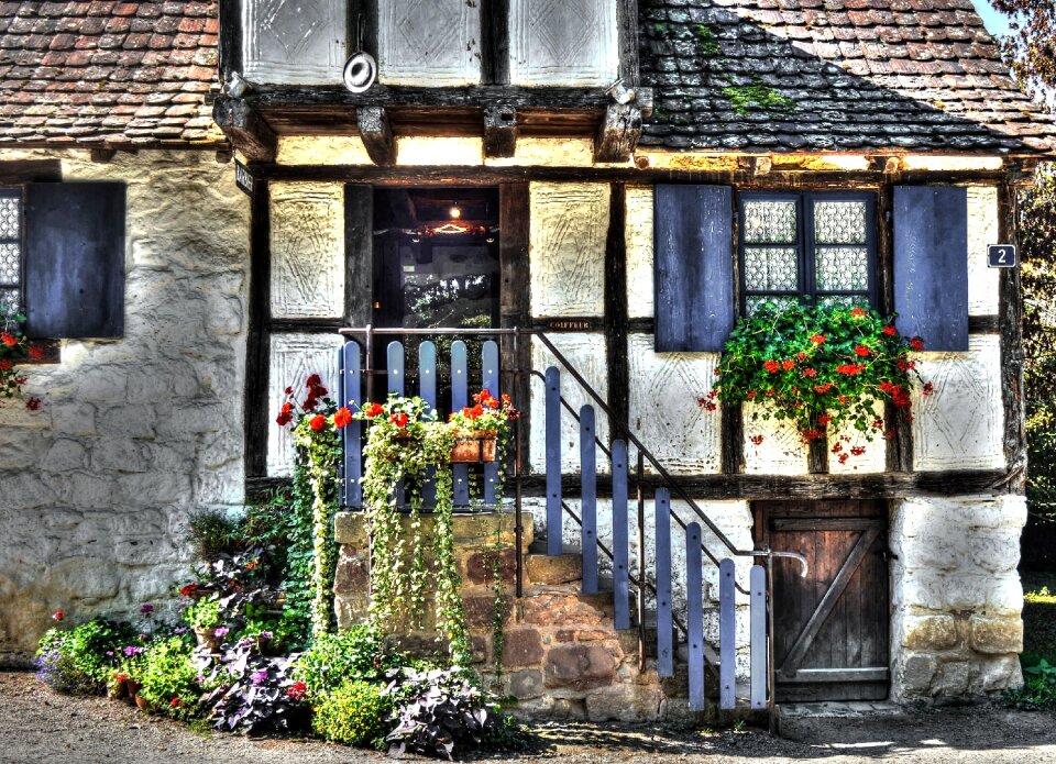 Half-timbered house house french