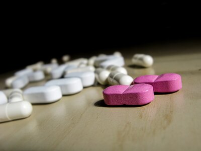 Tablets white close