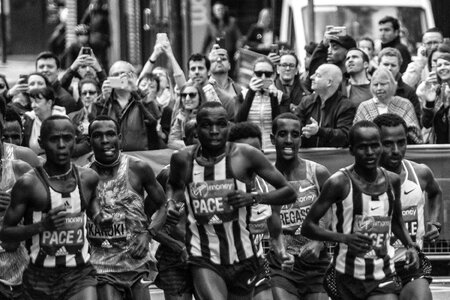 Kenyan runners pacemaker photo