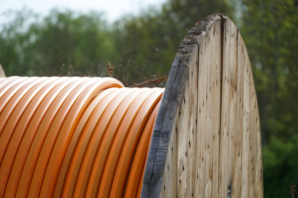 Rolled up role hose