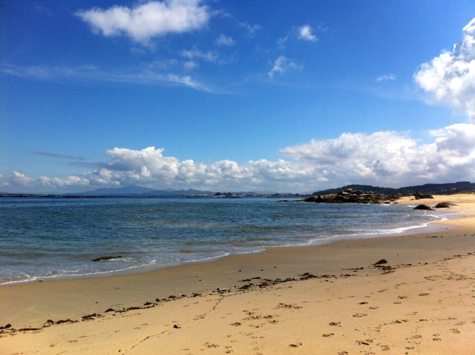 Summer galicia clouds photo