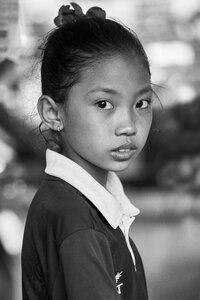 Girl woman cambodia photo