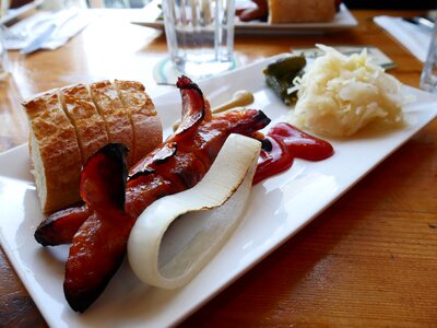 The hungarian sausage sausage food