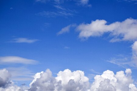Blue sky blue sky clouds weather photo