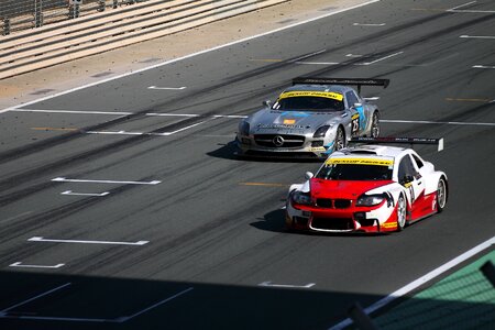 Bmw mercedes racing car