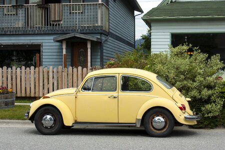 Volkswagen vehicle vintage photo