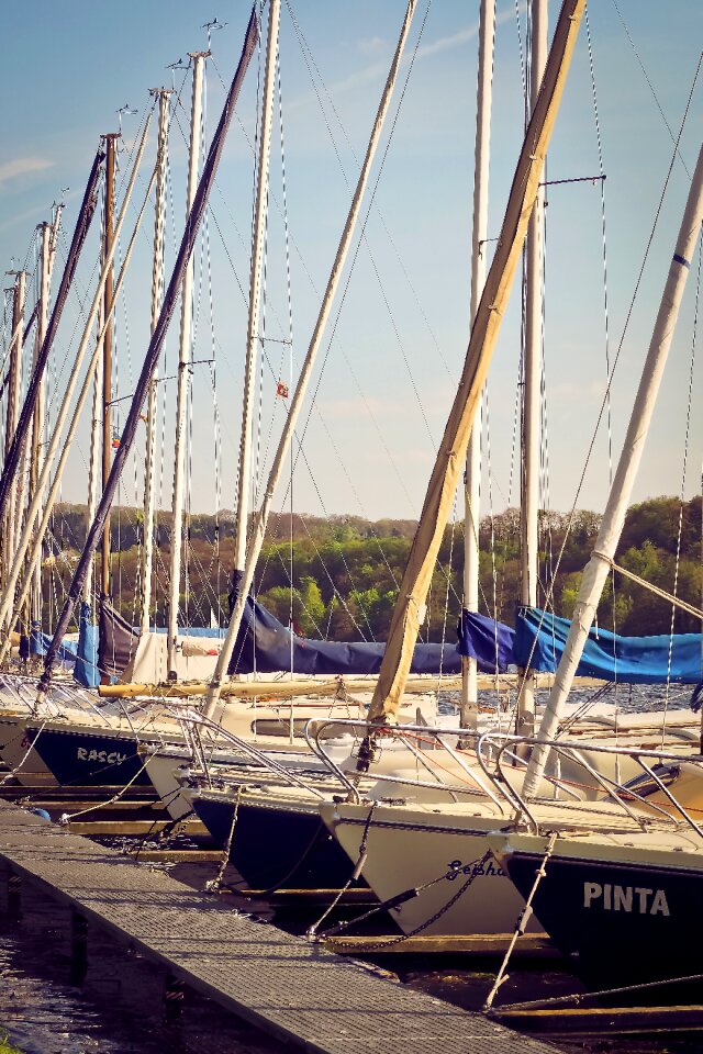 Water boats anchorage