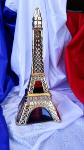 Flag paris eiffel tower