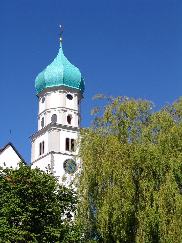 Catholic steeple germany photo