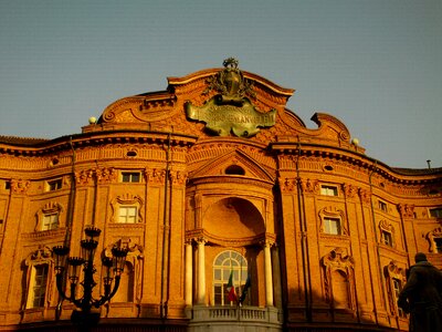 Royal palace architecture sunset