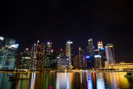 Landscape city ​​center holidays