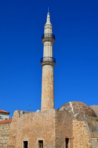 Turkish mosque island of crete greece photo