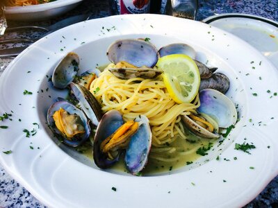 Italian food spagetti