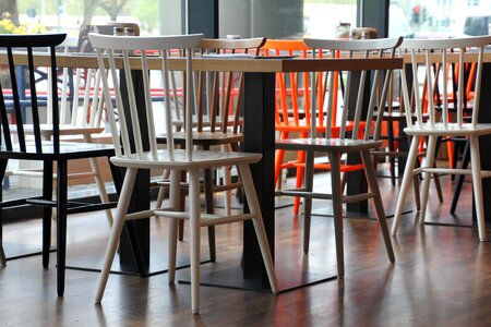 Restaurant cafe chair photo