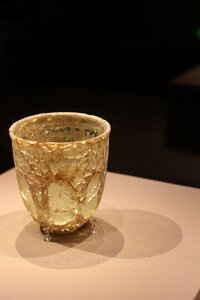 Cultural relic cup glass