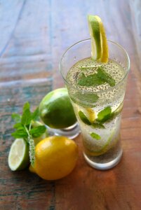 Lemon lemonade lime photo