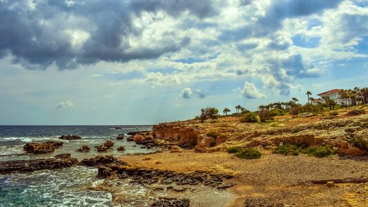 Shore landscape villa