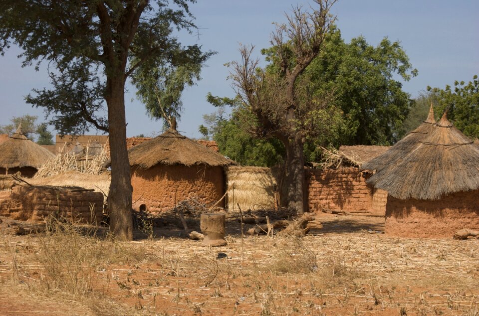 Burkina faso africa village