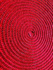 Pink pattern weave