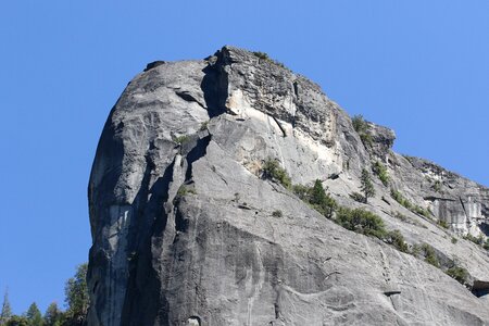 Rock face yosemite photo