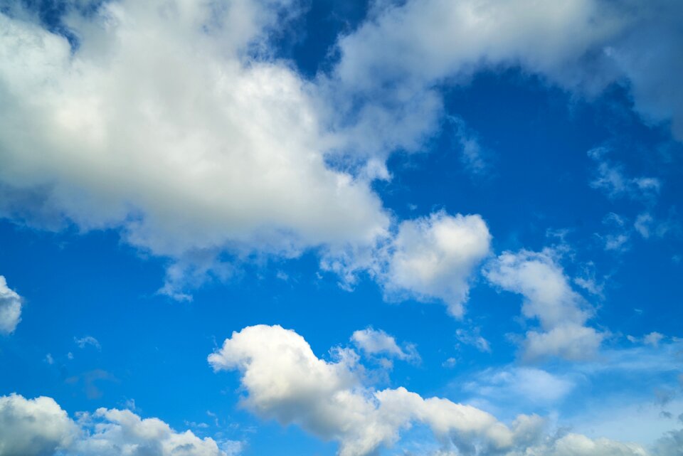 Summer clouds white