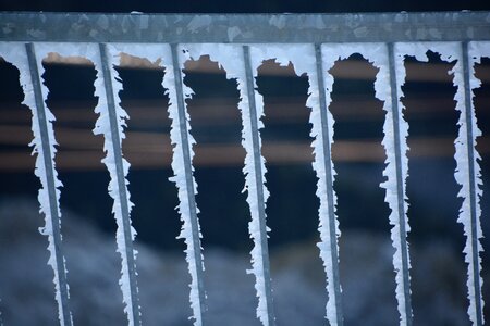 Water wintry ice