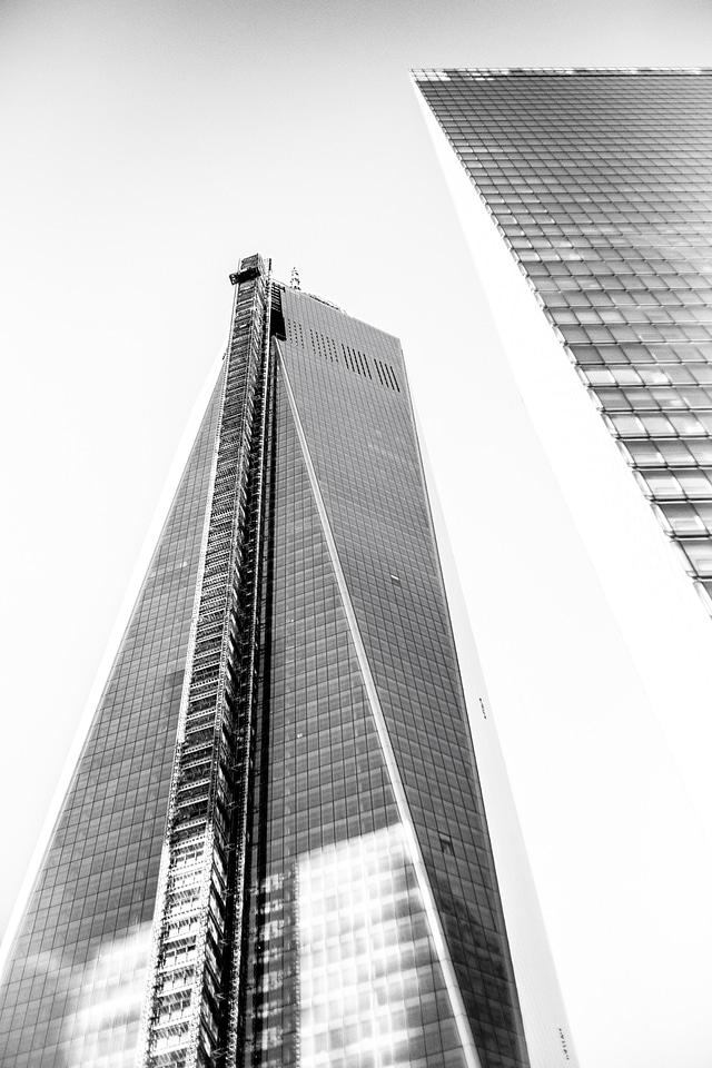 Tower black and white manhattan