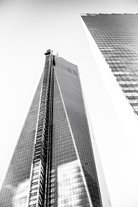 Tower black and white manhattan