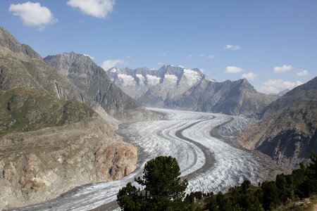 Ice mountains alpine photo