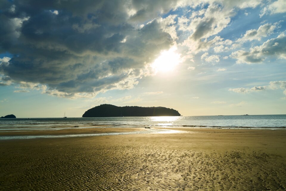 Peace landscape sky