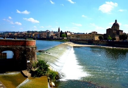 Florence italy arno river photo
